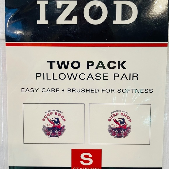 🆕IZOD Surfer Pillowcase 2-Pack-NWT - Picture 3 of 10